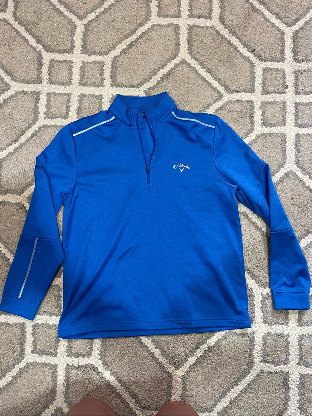 Callaway Royal Blue Men's Quarter-Zip Golf Pullover